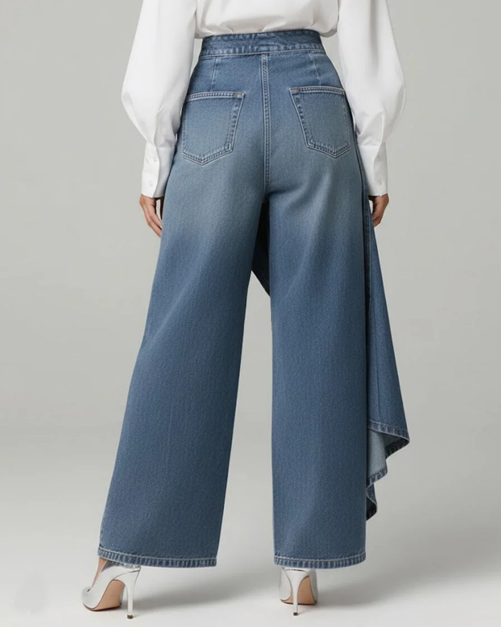 Audrey™ | Pantaloni in denim con fiocco