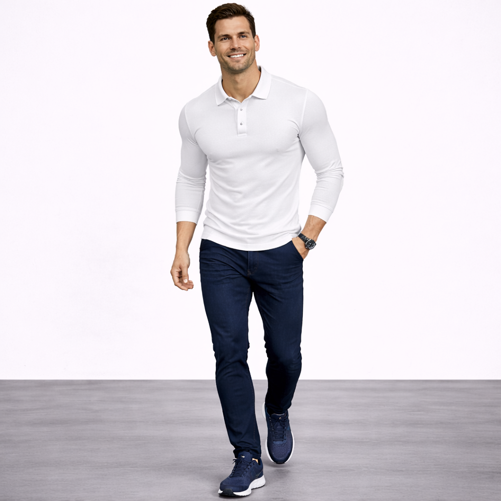 Luie | Polo Ligero Con Textura Tipo Gofre Para Hombre