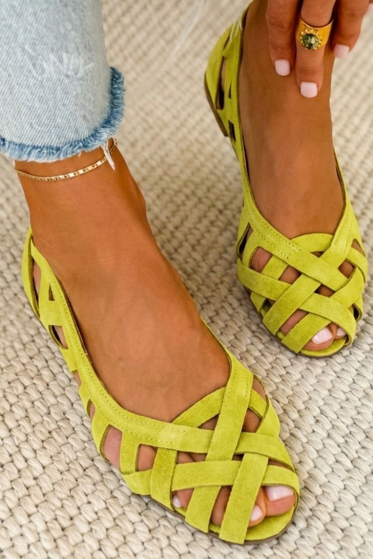 Azzurra | Sandalias Trenzadas Vibrantes