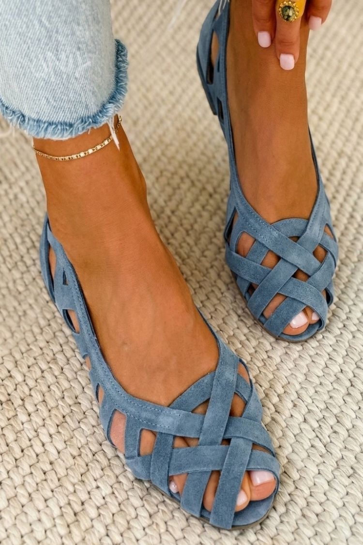 Azzurra | Sandalias Trenzadas Vibrantes