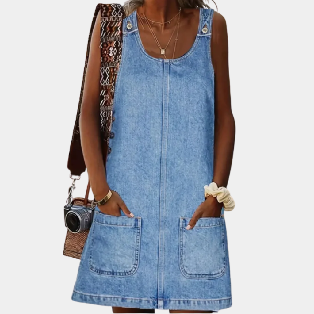 Saylor™ | Abito casual in stile denim