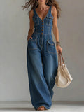 Sophie™ | Tuta ampia in denim