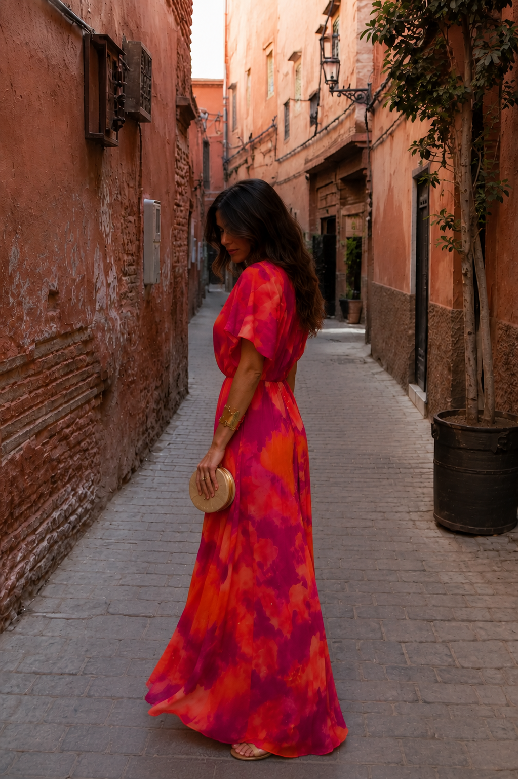 Vestito Bagliore del Tramonto