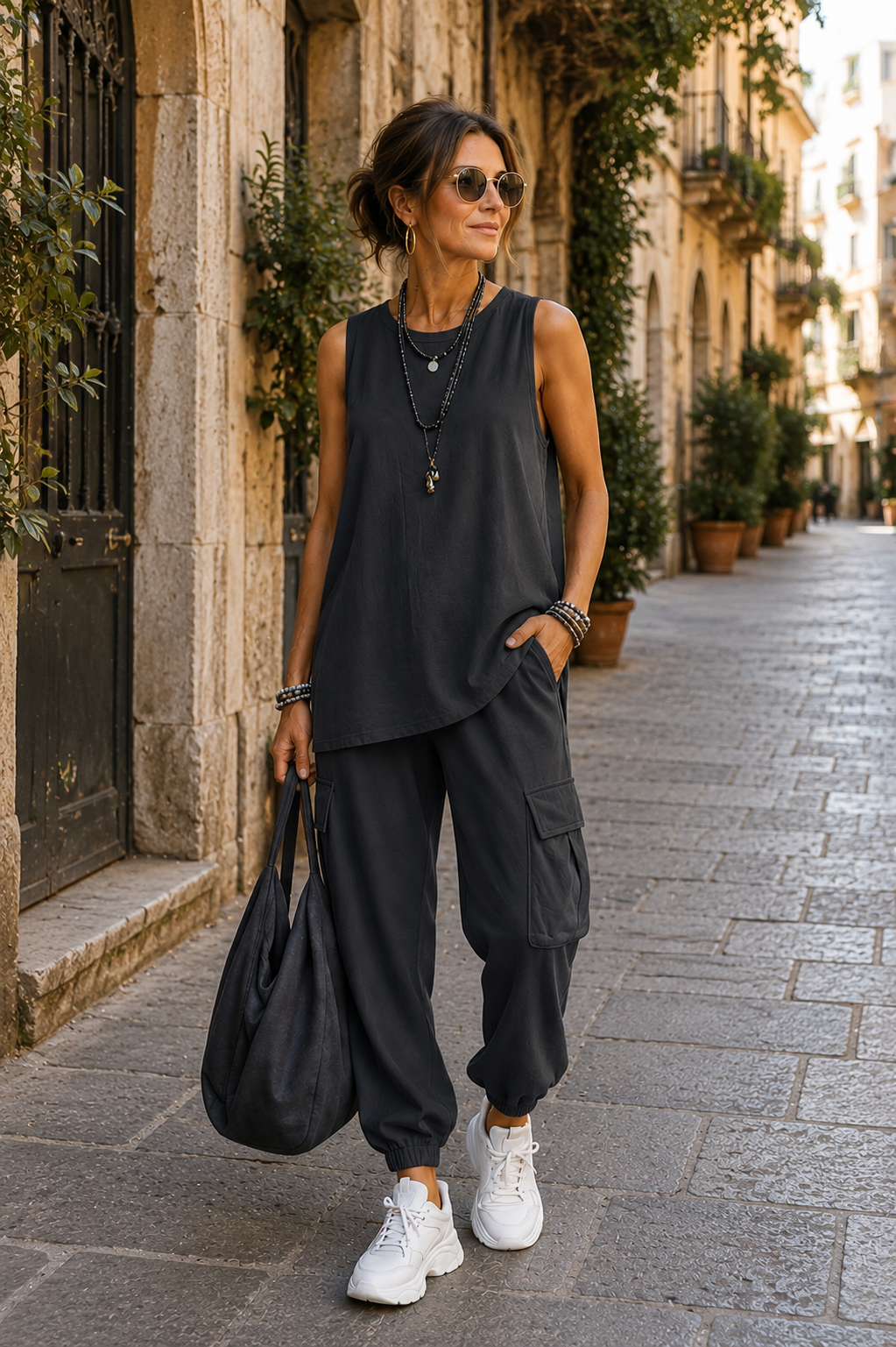 Valentina | Completo Casual Morbido con Tasche