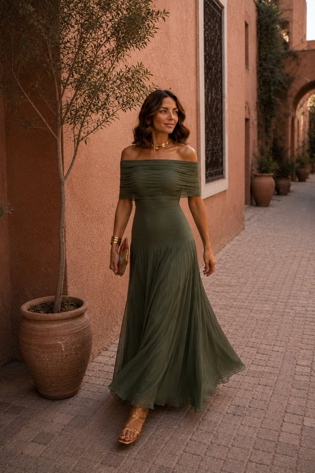 Vestito di Toledo in verde