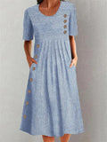 Ashley™ | Abito midi a righe