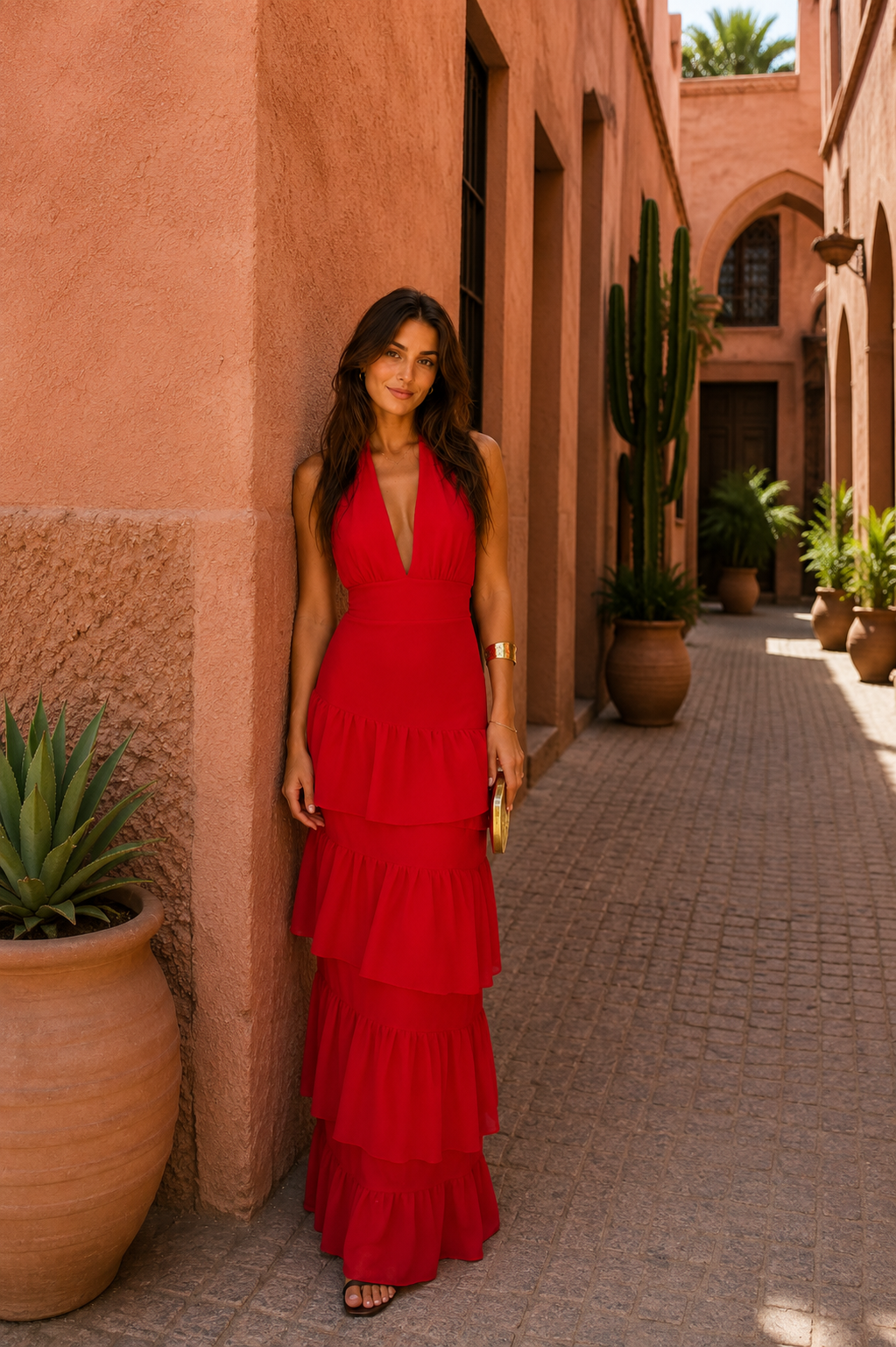 Vestito Manila in rosso
