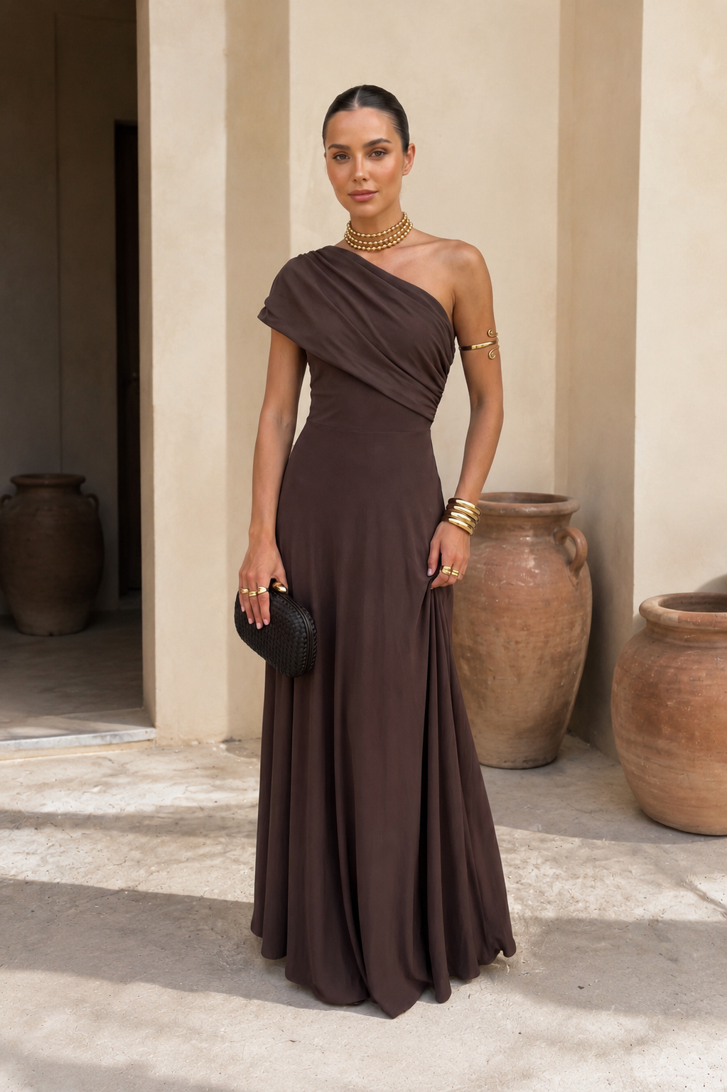 Vestito Toledo in marrone