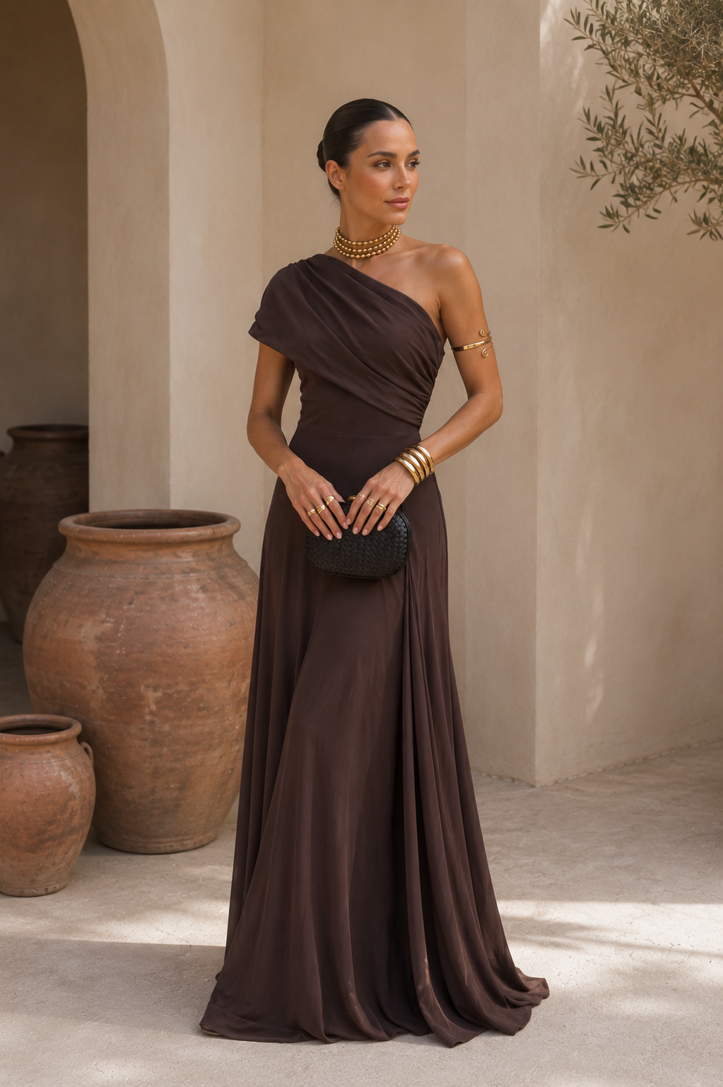 Vestito Toledo in marrone