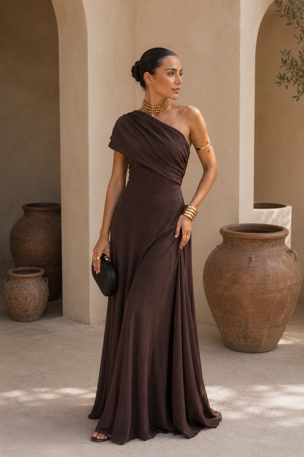 Vestito Toledo in marrone