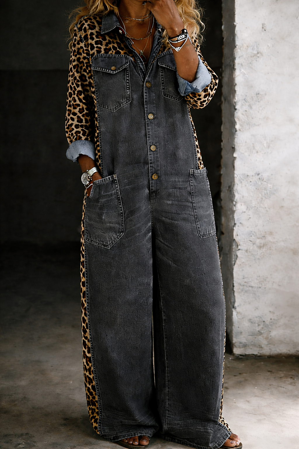 Amanda™ | Tuta in camicia di jeans