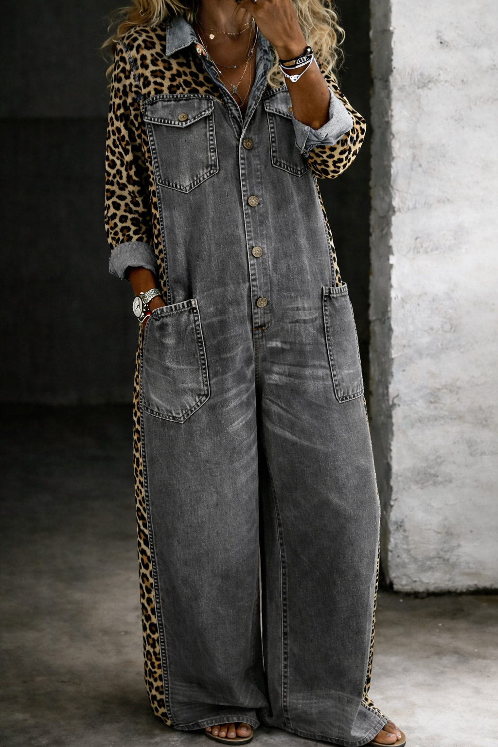 Amanda™ | Tuta in camicia di jeans