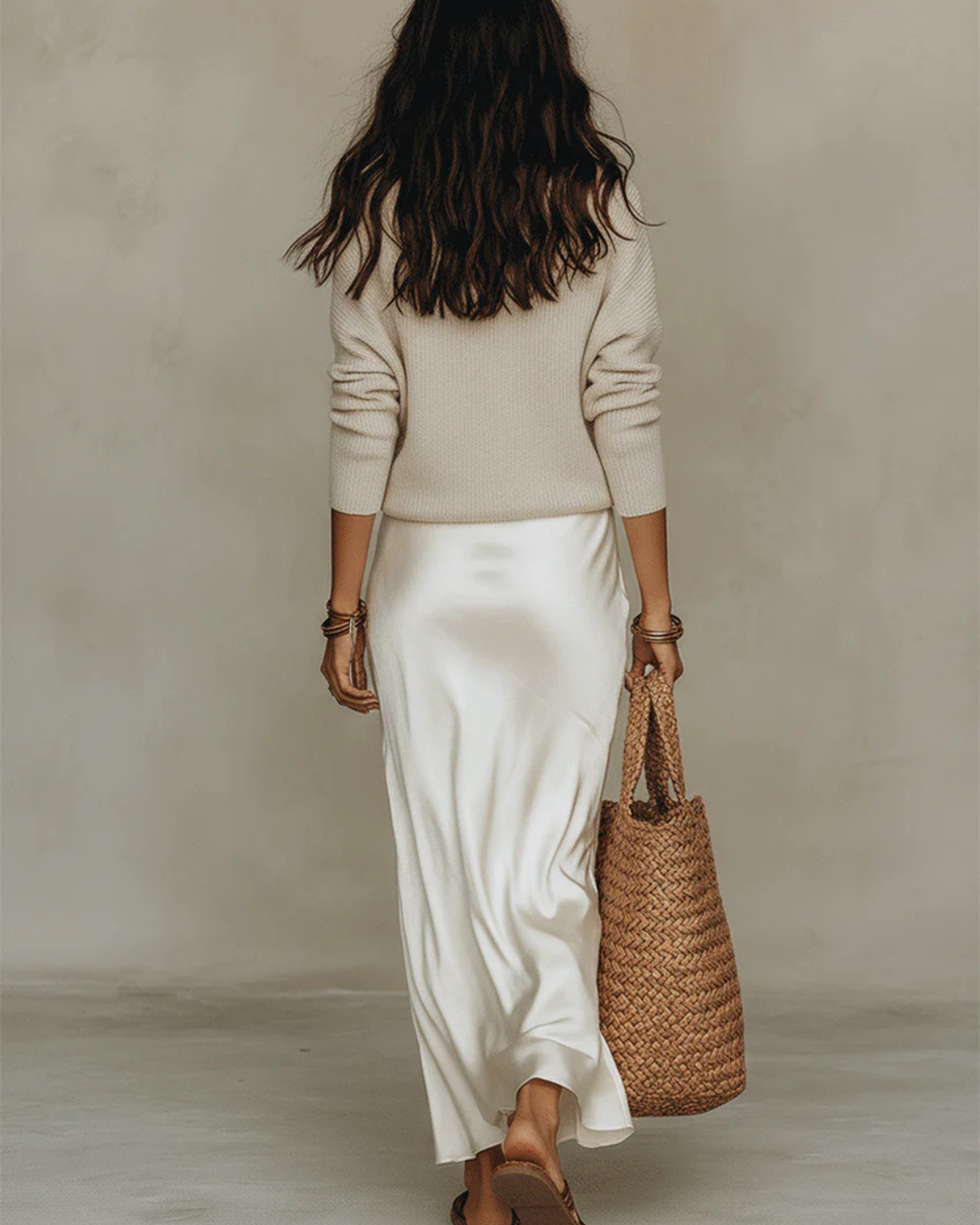 Elena | Vestido Midi Satinado
