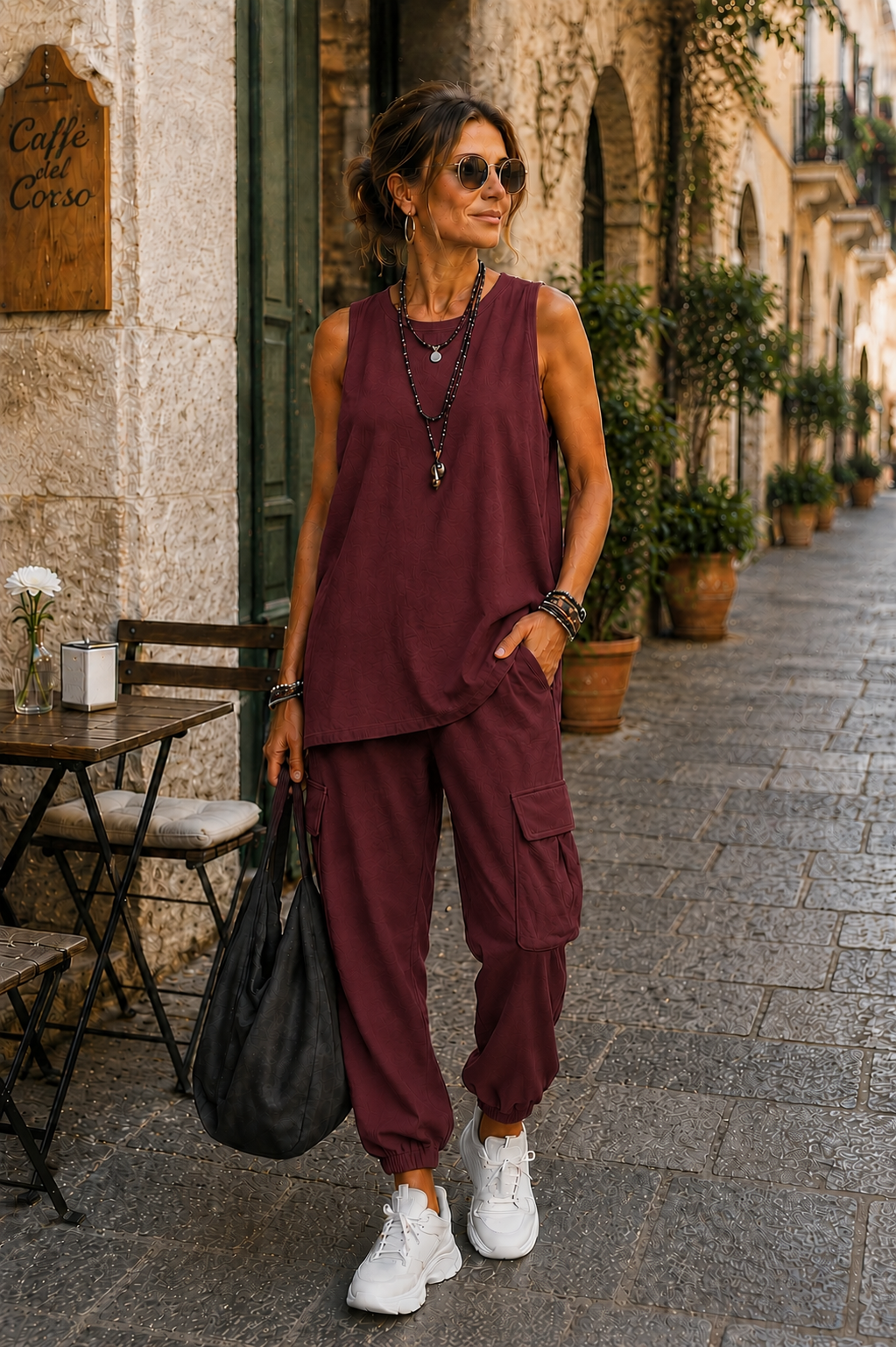 Valentina | Completo Casual Morbido con Tasche