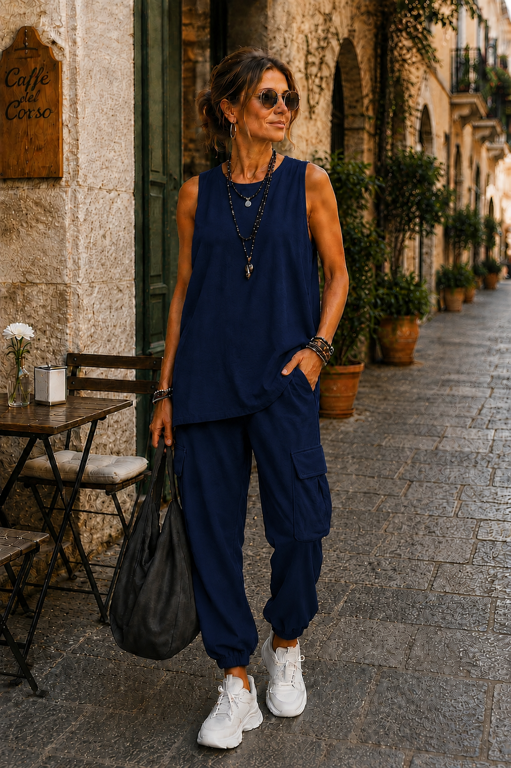 Valentina | Completo Casual Morbido con Tasche