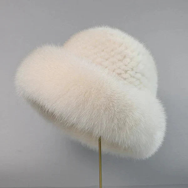 Nivara - Cappello Elegante Realizzato Con Pelliccia Di Visone Naturale