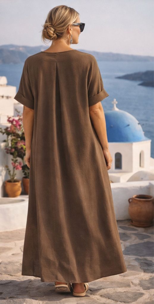 Fleur™ | Abito lungo mediterraneo di lusso