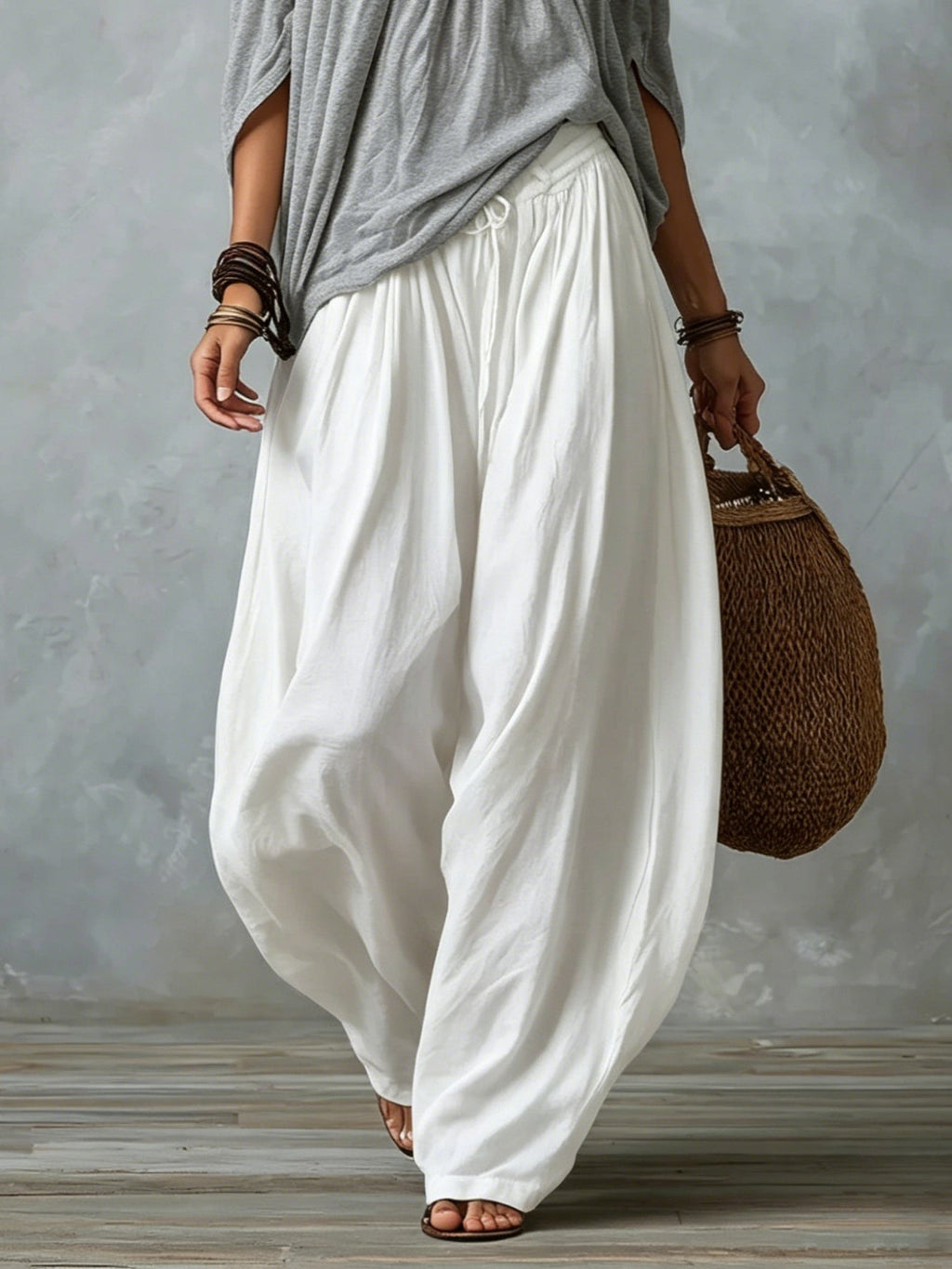 Isabella | Conjunto Bohemio Fluido Pantalón Farol