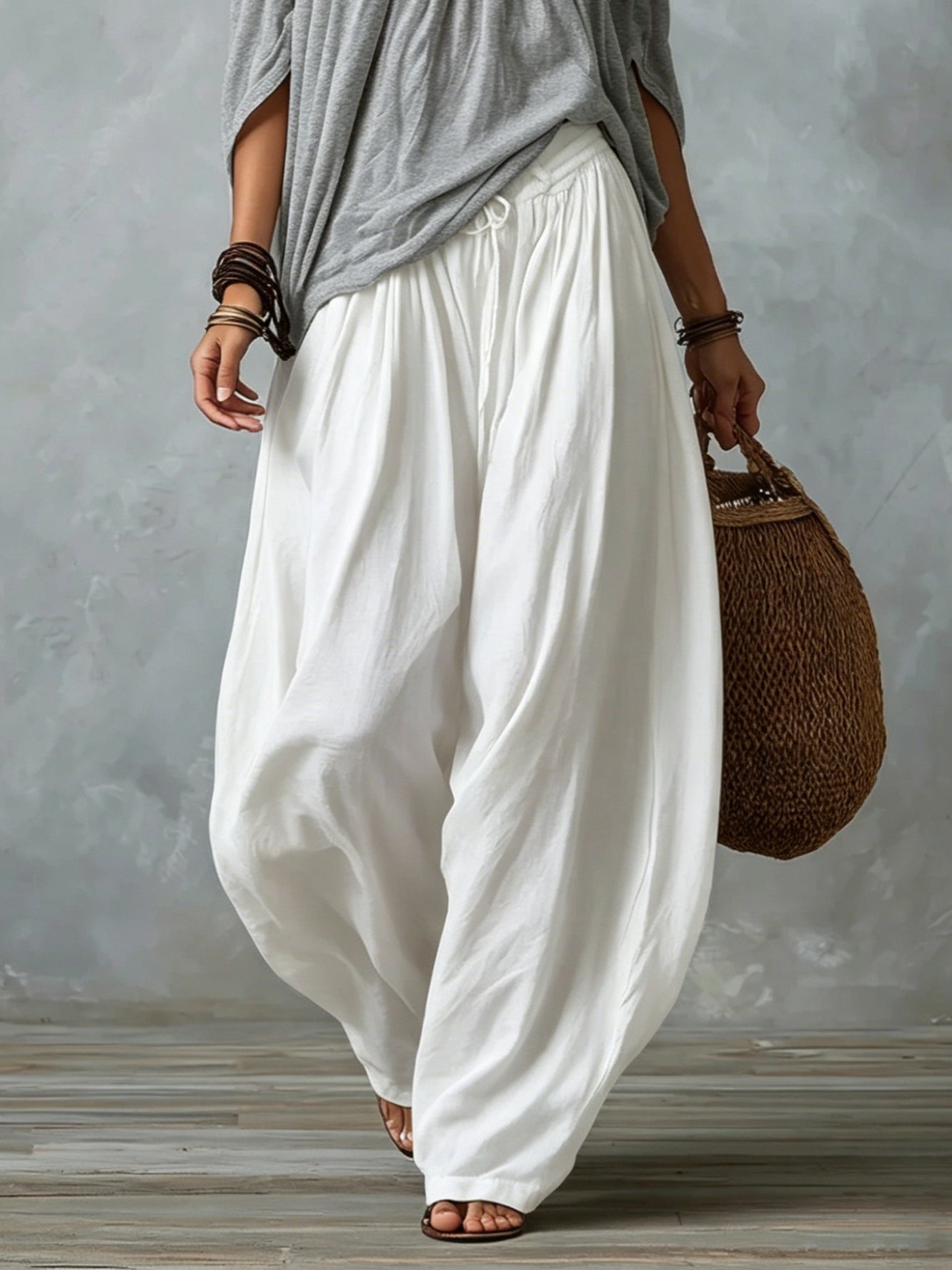 Isabella | Conjunto Bohemio Fluido Pantalón Farol