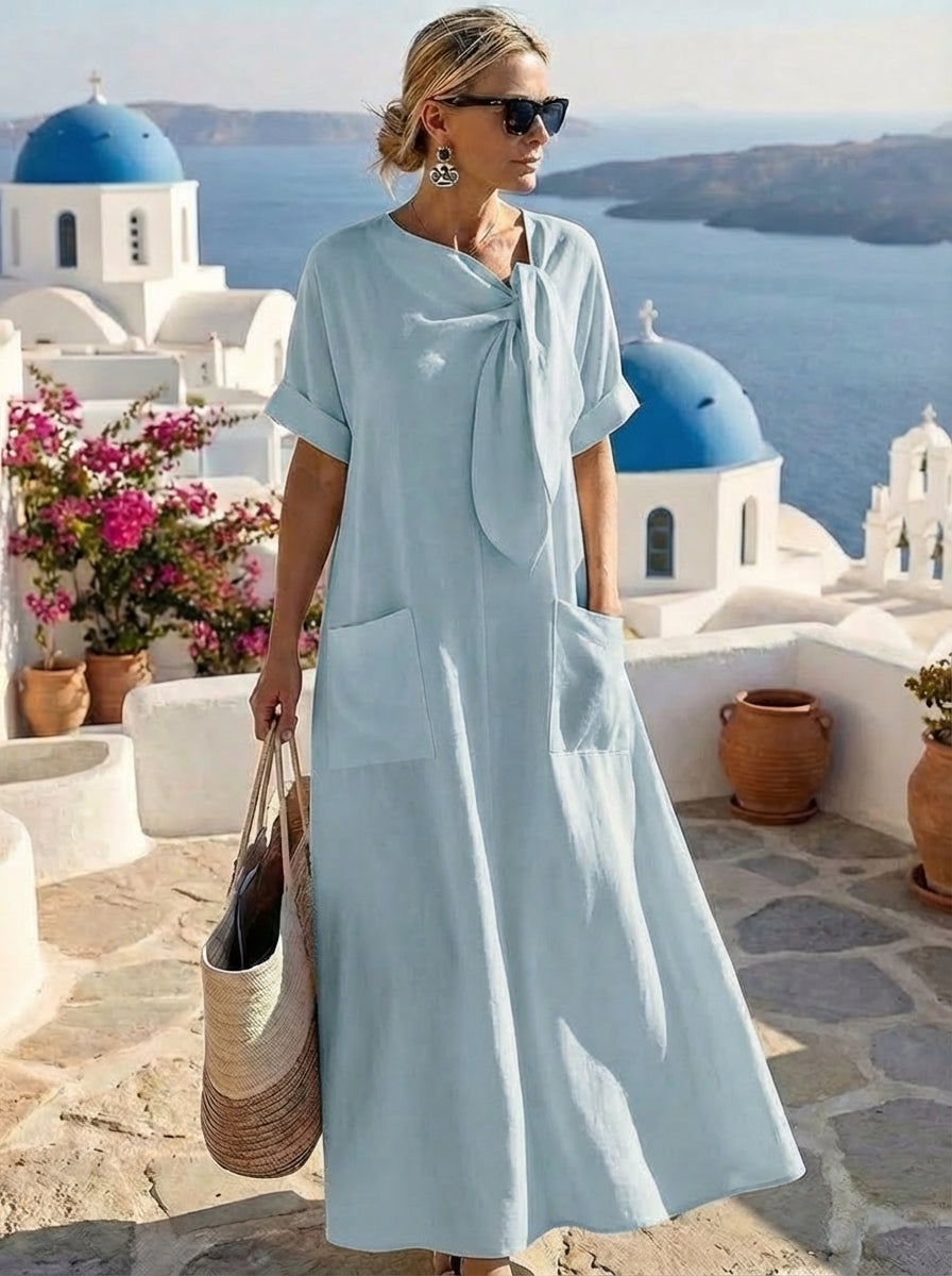 Fleur™ | Abito lungo mediterraneo di lusso
