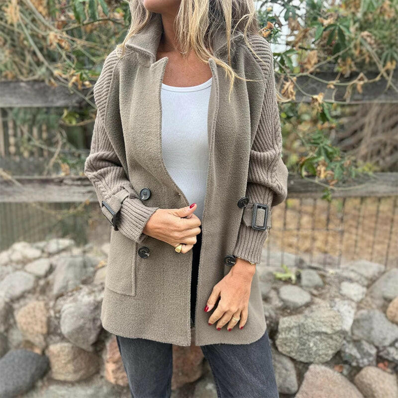 EMIRA® | Cappotto doppiopetto di media lunghezza