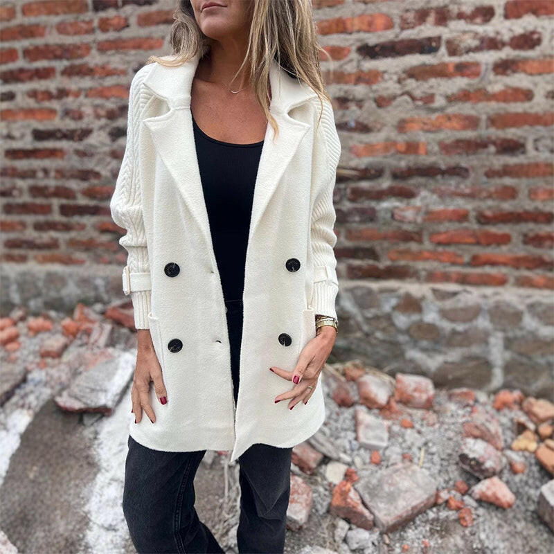EMIRA® | Cappotto doppiopetto di media lunghezza